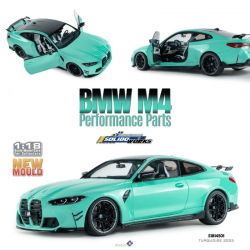 PRECOMANDA : Macheta auto BMW M4 Performance Parts, Solido Works, Turquoise, 2025, 1:18, Solido