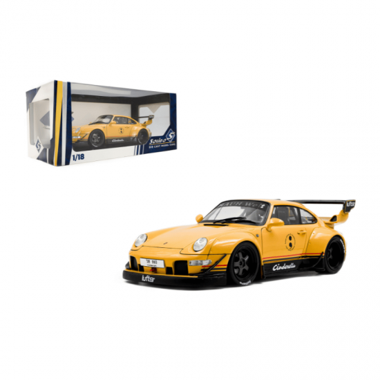 PRECOMANDA : Macheta auto RWB Bodykit Cinderella, Yellow, 2020, 1:18, Solido