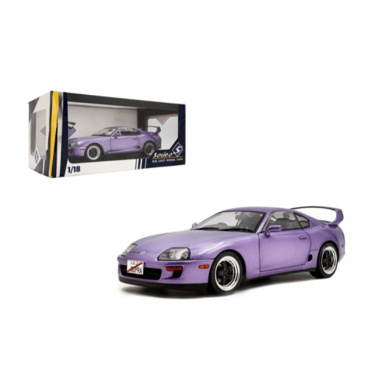 PRECOMANDA : Macheta auto Toyota Supra MK4 (A80) , Solido Works, Purple, 1993, 1:18, Solido