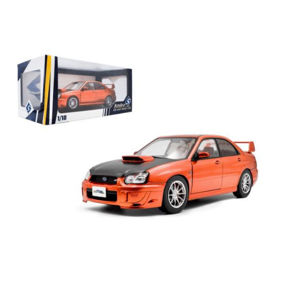 Macheta auto Subaru Impreza WRX STI, Orange Metallic, 2003, 1:18, Solido