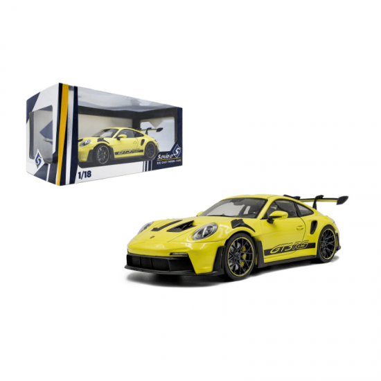 Macheta auto Porsche 911 GT3 RS, Solido Works, Neon Lime, 2024, 1:18, Solido