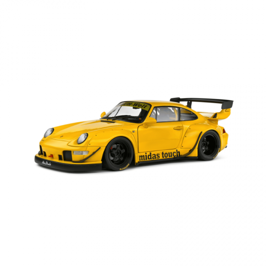 PRECOMANDA : Macheta auto RWB Bodykit Midas Touch, Yellow, 2023, 1:18, Solido