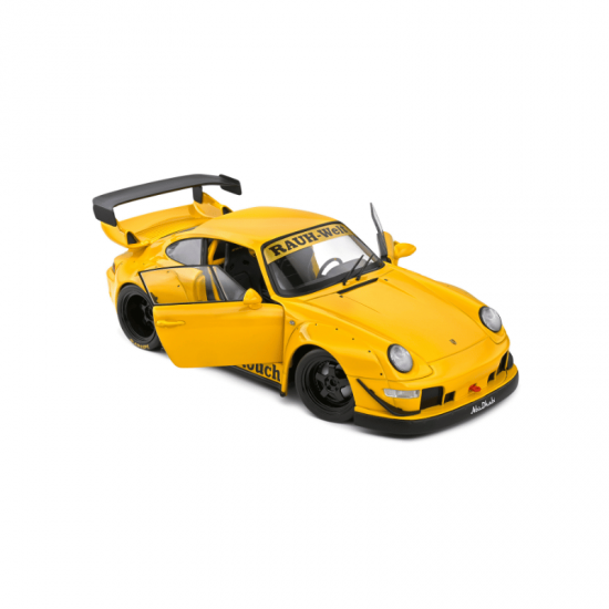PRECOMANDA : Macheta auto RWB Bodykit Midas Touch, Yellow, 2023, 1:18, Solido
