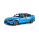 Macheta auto BMW M3 Performance Parts, Daytona Beach Blue, 2024, 1:18, Solido