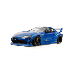 PRECOMANDA : Macheta auto Toyota GR Supra Liberty Walk BodyKit, Blue Metallic, 2025 , 1:18, Solido