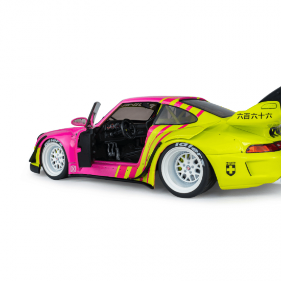 PRECOMANDA : Macheta auto Porsche RWB BodyKit, Pink, 2024, 1:18, Solido