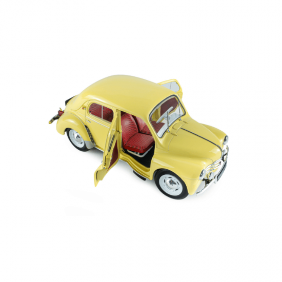 PRECOMANDA : Macheta auto Renault 4CV, Beige (Jaune Infante) 162, 1961, 1:18, Solido