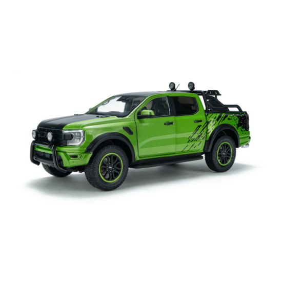 PRECOMANDA : Macheta auto Ford Ranger Raptor, Metallic Green, 2024, 1:18, Solido