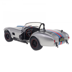 Macheta auto Shelby Cobra 427 MKII Solido Works M, Racing Silver, 1965, 1:18, Solido