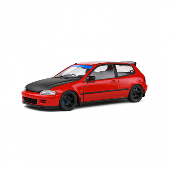 Macheta auto Honda Civic (EG6) Spoon Version, Red, 1991, 1:18, Solido