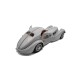 Macheta auto Bugatti Atlantic Type 57, Mat Silver, 1937, 1:18, Solido 