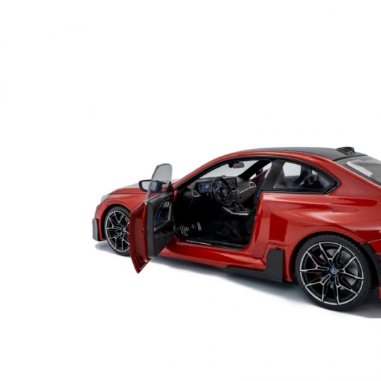 Macheta auto BMW M2 Performance Parts, Toronto Red Metallised, 2024, 1:18, Solido 
