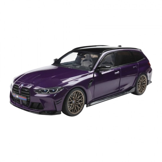 Macheta auto BMW M3 Touring with Performance Parts, Twilight Purple Pearl Metallic, 2024, 1:18, Solido 