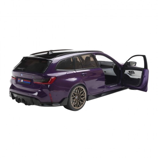 Macheta auto BMW M3 Touring with Performance Parts, Twilight Purple Pearl Metallic, 2024, 1:18, Solido 