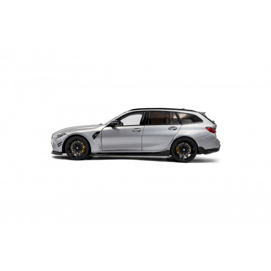 Macheta auto BMW M3 Touring with Performance Parts, Frozen Pure Grey Metallic, 2024, 1:18, Solido