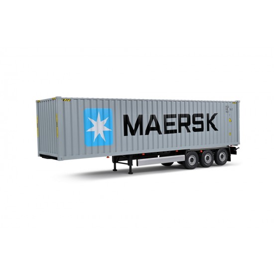 Macheta camion Remorca container Maersk 2021, 1:24 Solido