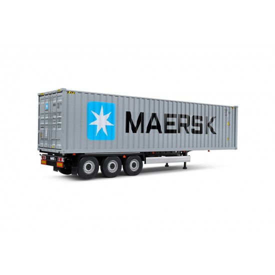 Macheta camion Remorca container Maersk 2021, 1:24 Solido
