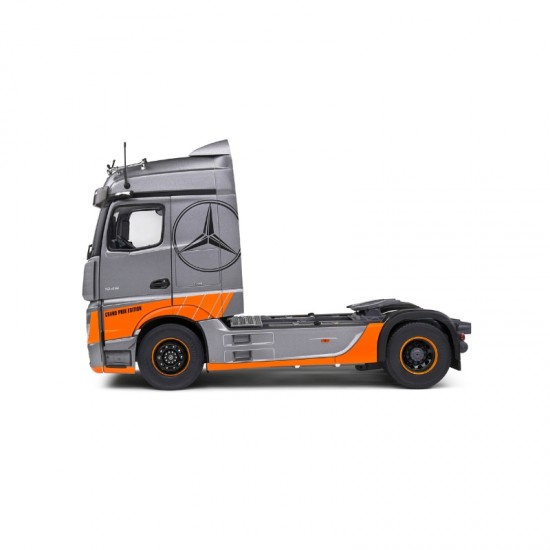 Macheta camion Mercedes-Benz Actros L Grand Prix Edition, argintiu, 2019, 1:24, Solido