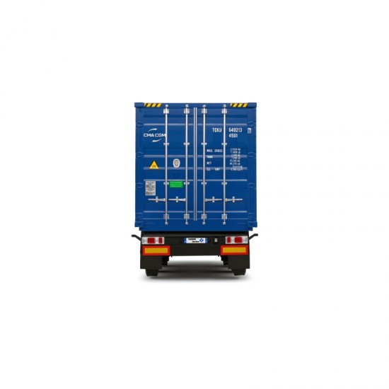 Macheta camion Remorca container , albastra, 2024, 1:24 Solido
