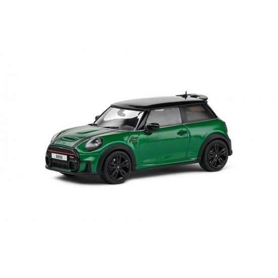 Macheta auto Mini Cooper John Works, Britisch Racing Green, 2023, 1:43, Solido