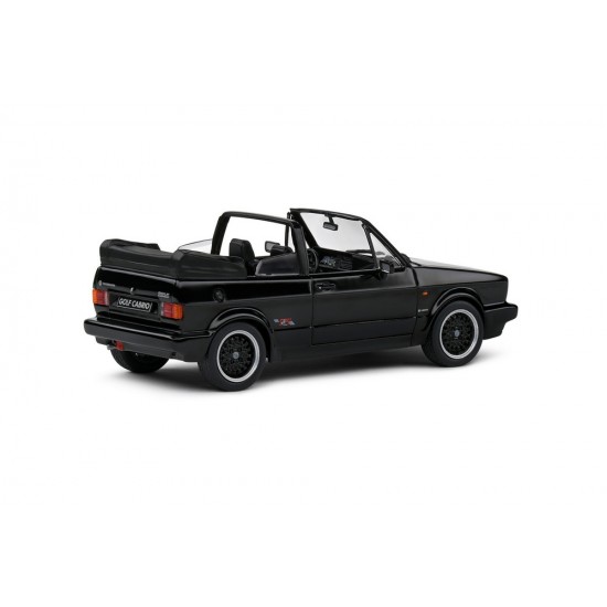 Macheta auto Volkswagen Golf MKI Convertible Sportline, Brilliant Black, 1992, 1:43, Solido