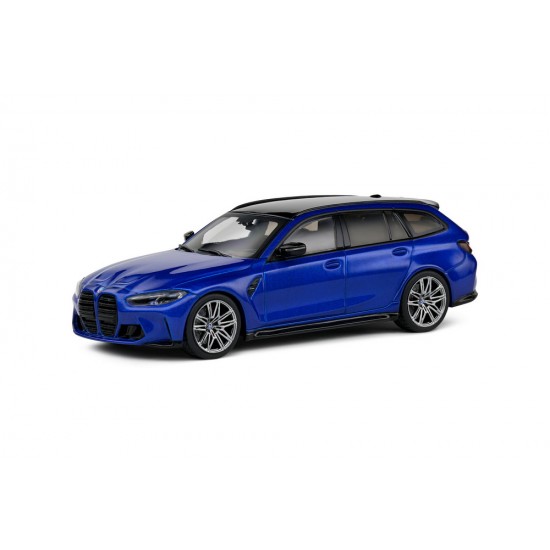 Macheta auto BMW G81 M3 Touring, San Marino Blue, 2023, 1:43, Solido