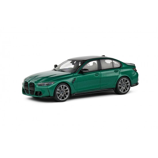Macheta auto BMW G80 M3 Sedan M, Isle of Man Green, 2023, 1:43, Solido 
