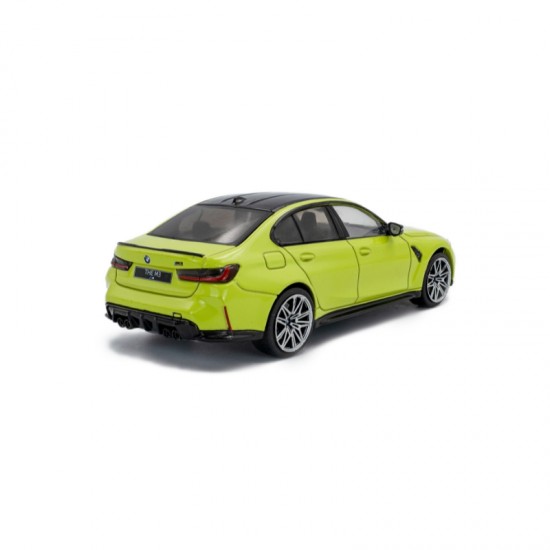 Macheta auto BMW M3 Competition Sedan, Sao Paulo Yellow, 2023, 1:43, Solido
