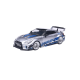 Macheta auto Nissan GT-R (R35) Liberty Walk Silhouette, Silver and Blue, 1:43, Solido