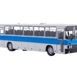 Macheta autobuz Ikarus 250.59 albastru, 1:43 Soviet Autobus