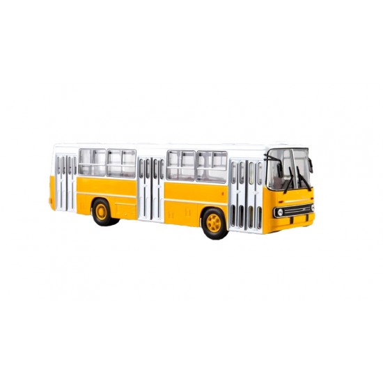 Macheta autobuz Ikarus 260 city bus galben, 1:43 Soviet Autobus