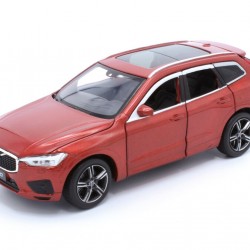 Macheta auto Volvo XC60 2020 red, lumini, sunet, directie activa, 1:32 Tayumo