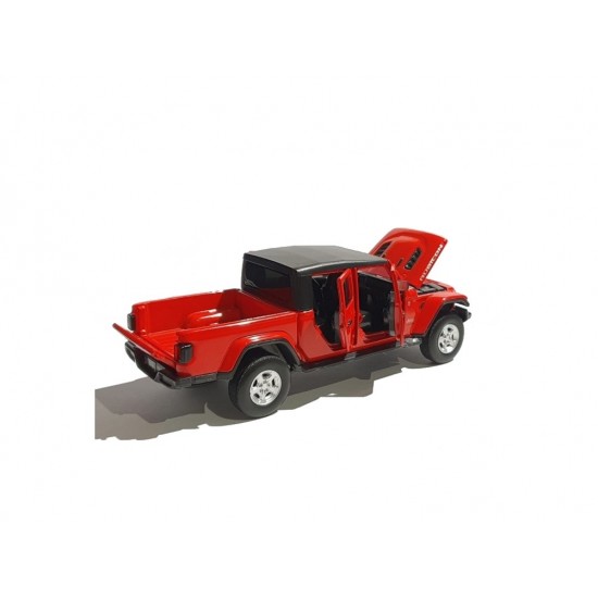 Macheta auto Jeep Gladiator rosu, lumini, sunet, 1:32 Tayumo