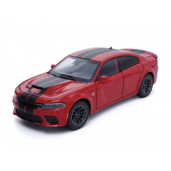 Macheta auto Dodge Charger 2015 red, lumini, sunet, directie activa, 1:32 Tayumo