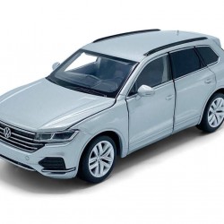 Macheta auto Volkswagen Touareg III 2018 grey, lumini, sunet, directie activa, 1:32 Tayumo