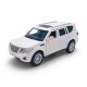 Macheta auto Nissan Patrol Y62 2017 white, lumini, sunet, directie activa, 1:32 Tayumo