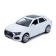Macheta auto Audi Q8 2019 white, pull back, 1:36 Tayumo