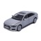 Macheta auto Audi A6 2020 silver, lumini, sunet, directie activa, 1:32 Tayumo