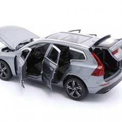 Macheta auto Volvo XC60 2020 grey, lumini, sunet, directie activa, 1:32 Tayumo
