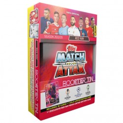 Topps Card Mini tins red Match Attax UEFA Edition 22/23