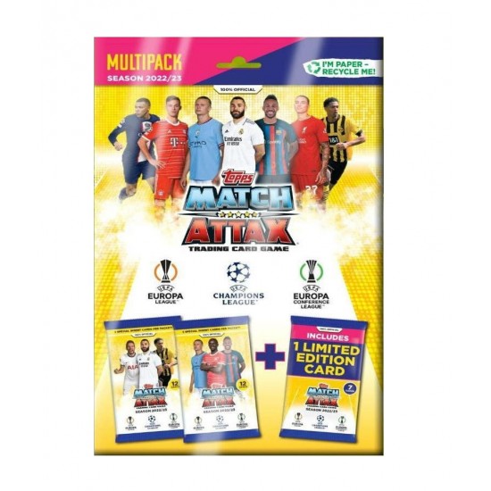 Topps Card Multipack Match Attax UEFA Edition 22/23