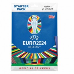 Topps Stickere Starter Pack + Album UEFA Euro2024 Germany
