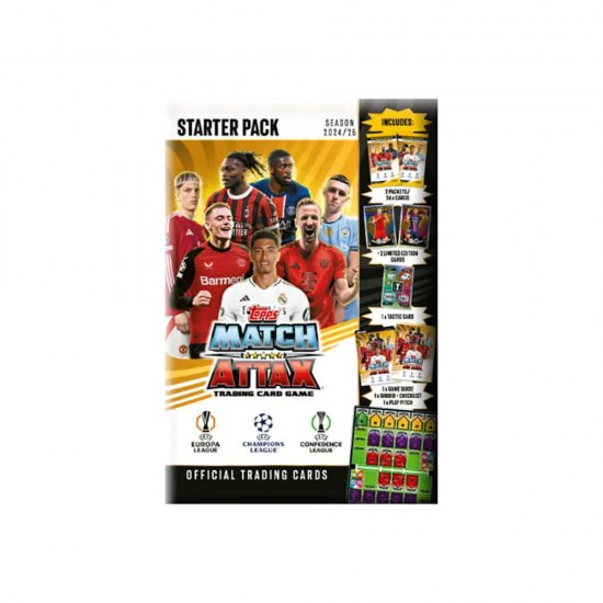 Topps Card Starter Pack Match Attax UEFA Edition 2025
