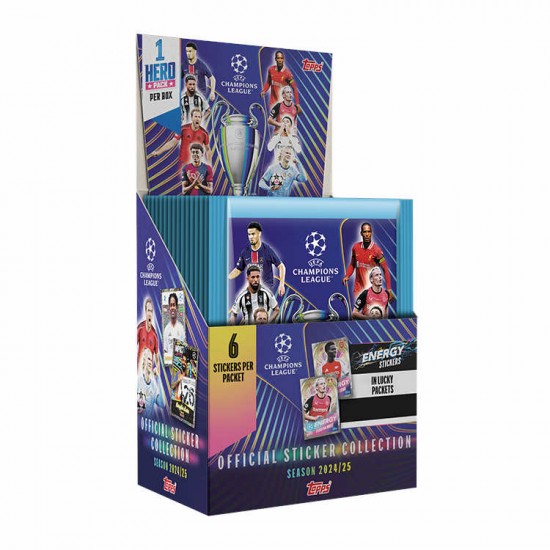 Topps Stickere plic x50 UEFA Champions Edition 2025
