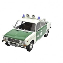 Macheta auto Lada 2106/1600 German Police 1976, 1:18 Triple9