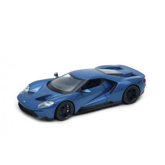 Macheta auto Ford GT albastru 2017, 1:24 Welly
