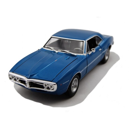 Macheta auto Pontiac Firebird 1967 albastru, 1:24 Welly