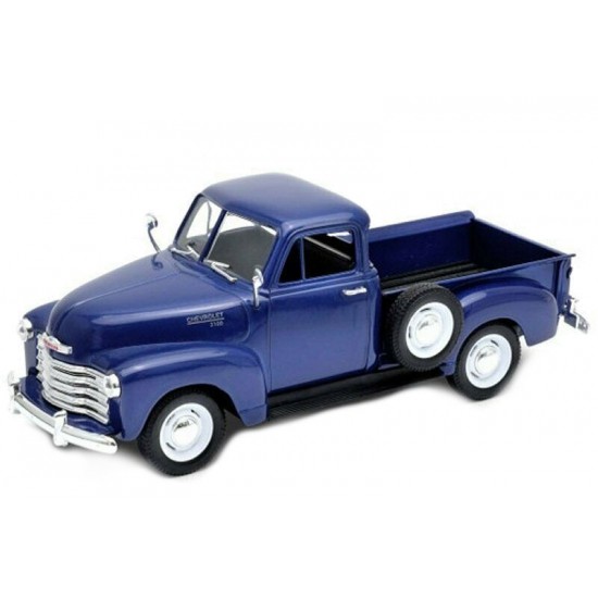 Macheta auto Chevrolet 3100 Pickup albastru 1953, 1:24 Welly