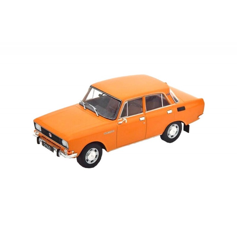 Macheta auto Moskwitch 2140, orange 1975, 1:24 Whitebox