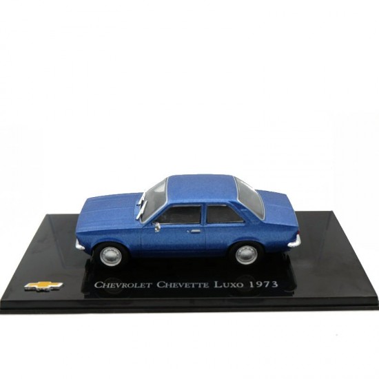 Macheta auto Chevrolet Chevette Luxo 1973 albastru, 1:43 Ixo